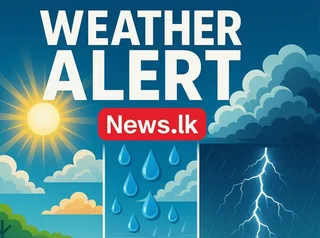 Showers or thundershowers may occur in several provinces after 2.00 p.m.
