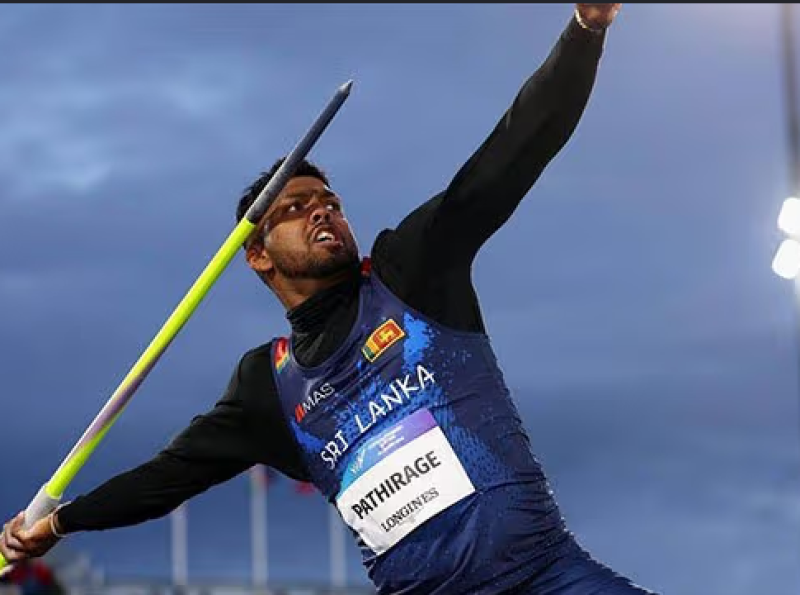 Rumesha Tharanga wins men’s javelin throw at World Athletics Ultimate Championship