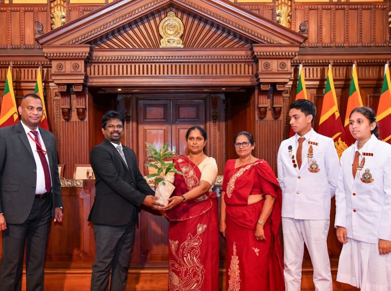 Vision Programme marks two years as students visit Presidential Secretariat