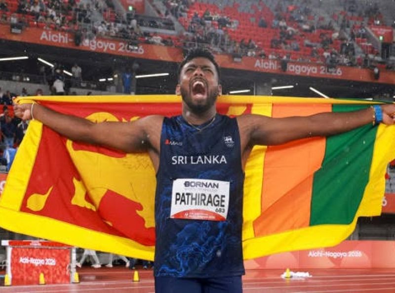 Sri Lanka's Tharanga wins men's javelin gold at 2026 Asian Games