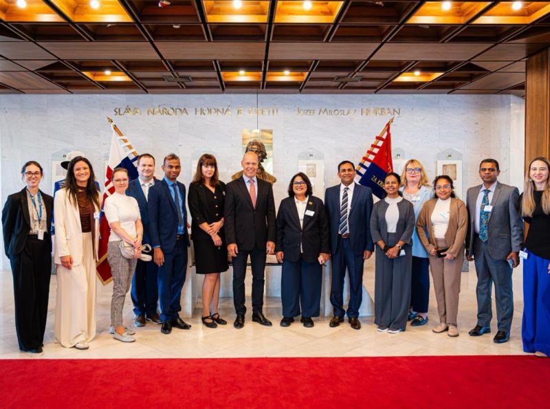 Sri Lanka Parliament delegation attends Bratislava peer training on research, AI and foresight