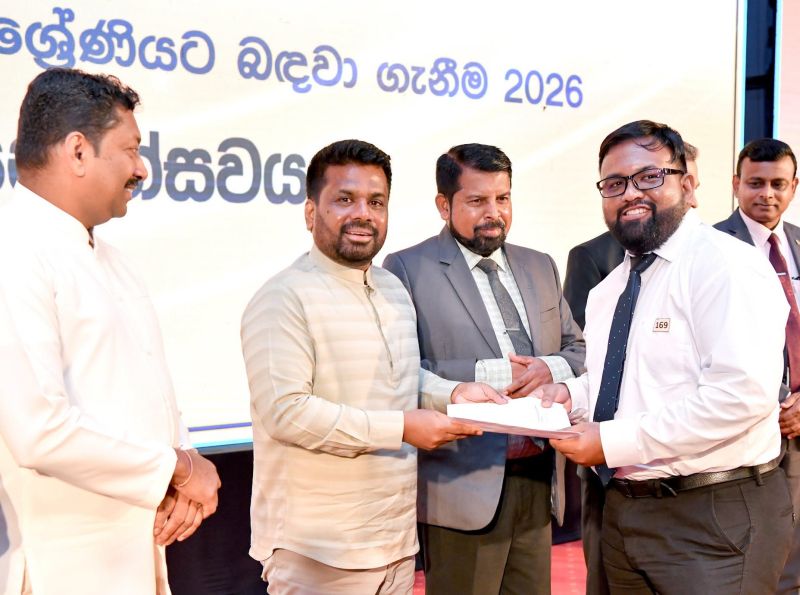 President presents appointment letters to 1,540 Grama Niladhari officers
