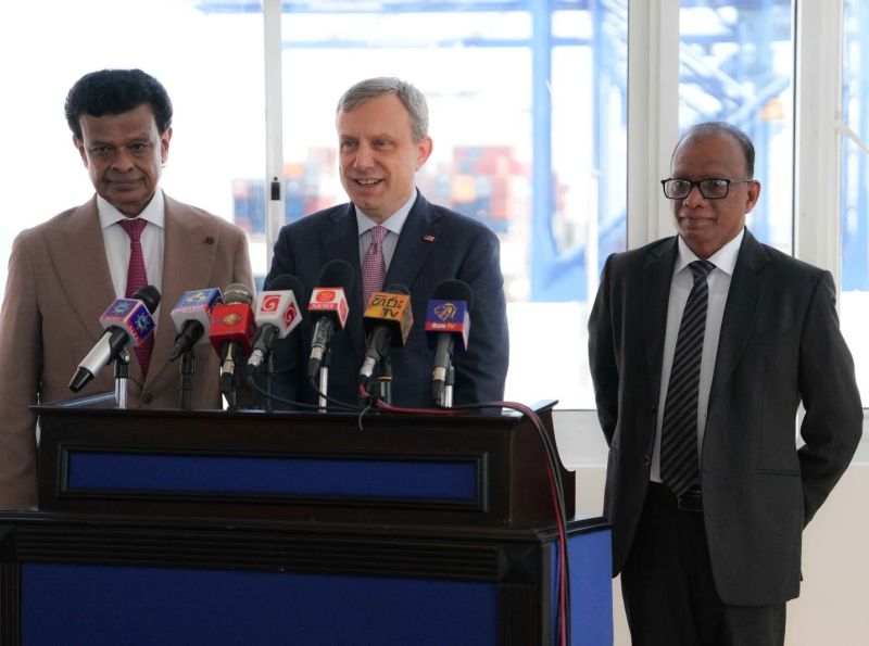 U.S. ambassador announces US$17 million grant for Colombo port digital systems