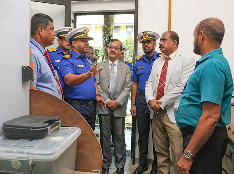 Deputy Defence Minister inspects Navy maritime security facilities in Galle